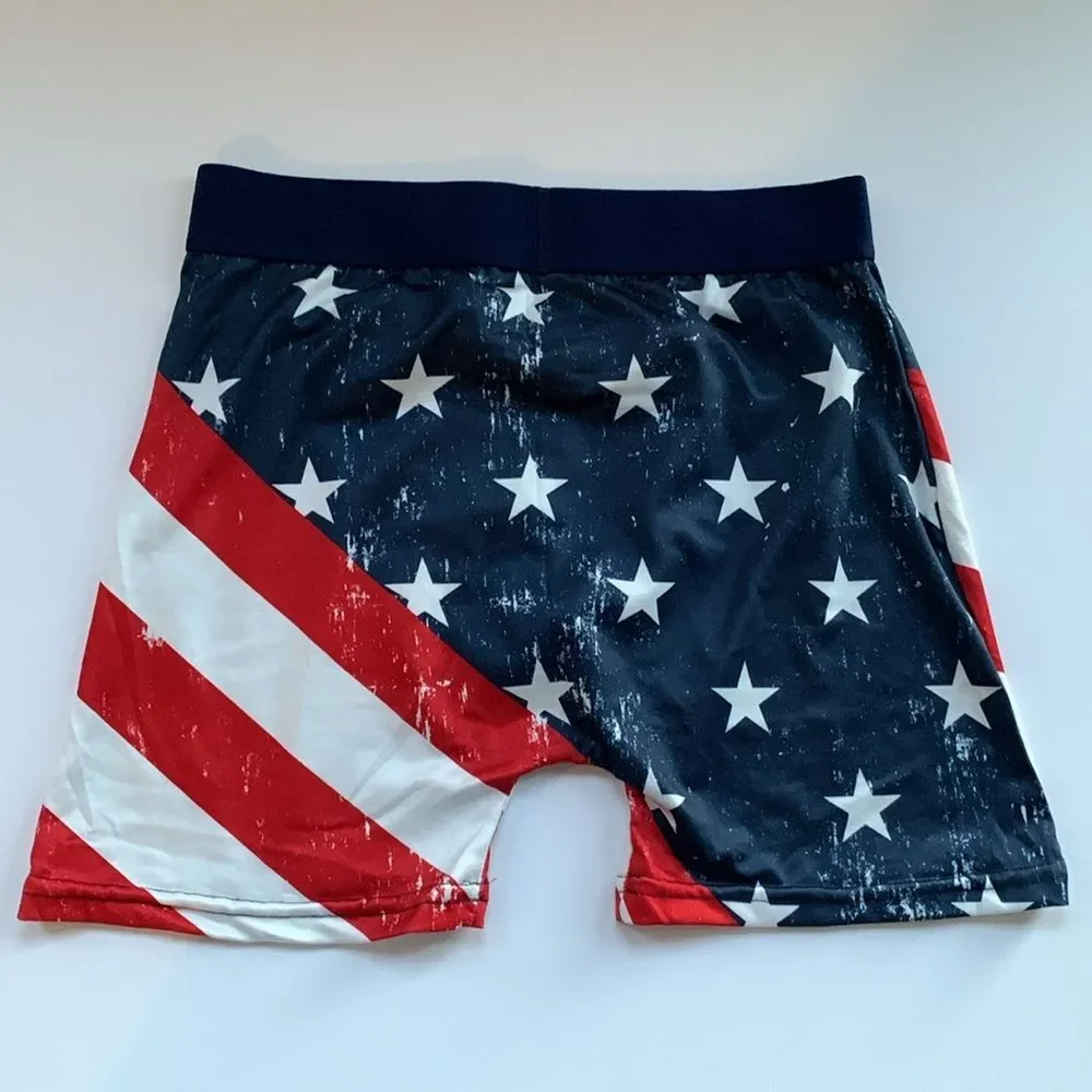 NWOT Aeropostale American Flag Inspired Men's Boxer Briefs Size‎ Small